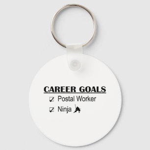 Ninja Career Goals - Postal Worker Keychain