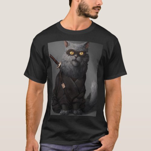 Ninja Cat1052png1052 T_Shirt