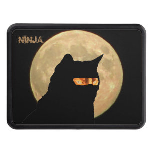 Ninja Cat and Full Moon Tow Hitch Cover