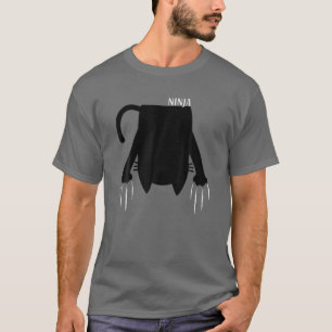 Ninja Cat Costume Funny Cat Cute Gift Cats Lover G T-Shirt
