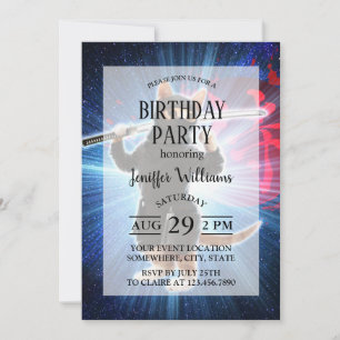 Ninja Cat in space.                                Invitation