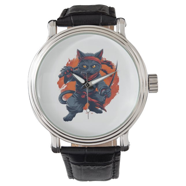 Ninja Cat Stealth Watch (Front)