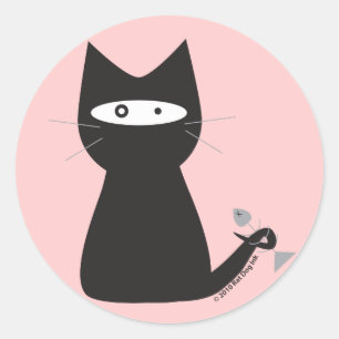 Ninja Cat Stickers