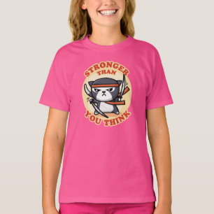 Ninja Cat Stronger Than You Think T-Shirt
