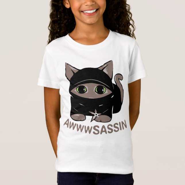 Ninja Cat T-Shirt (Front)