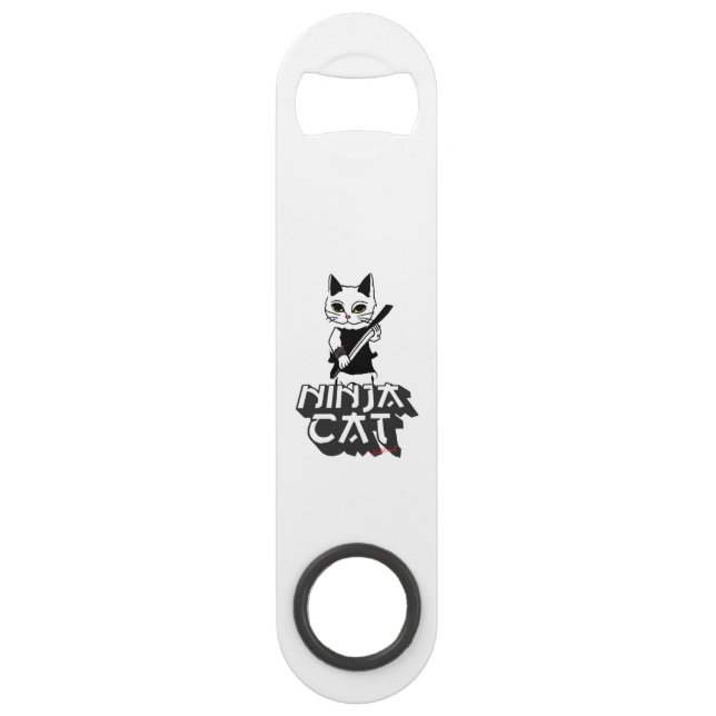 Ninja cat T-Shirt Hoodie Bar Key (Front)