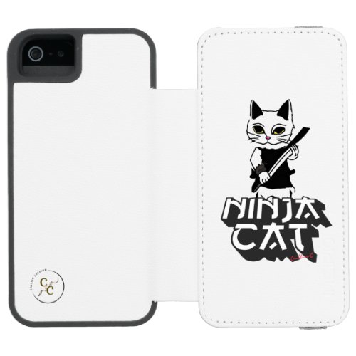 Ninja cat T_Shirt iPhone SE55s Wallet Case
