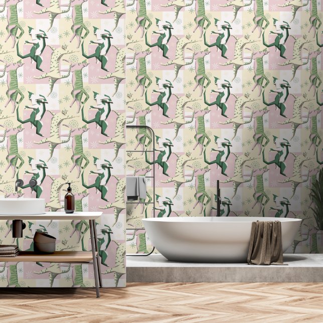 Ninja cats ice cream  wallpaper  (Bathroom)