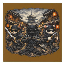 Ninja Cats of Ancient Japan Cool Feline Warrior