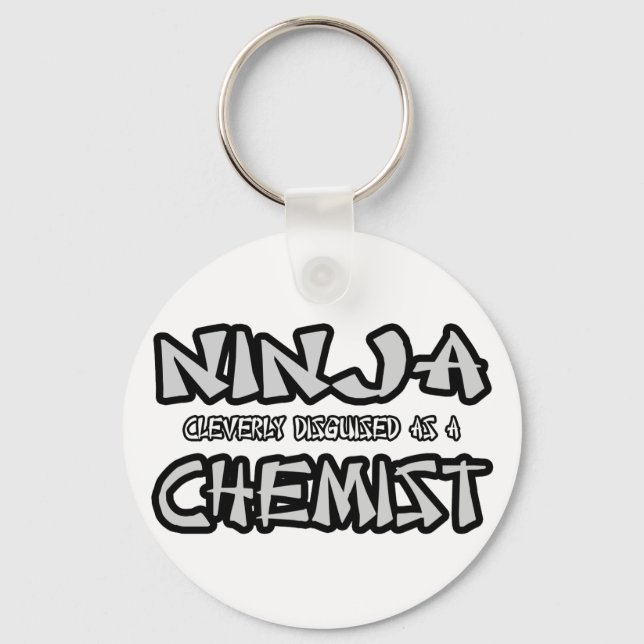 Ninja...Chemist Keychain (Front)