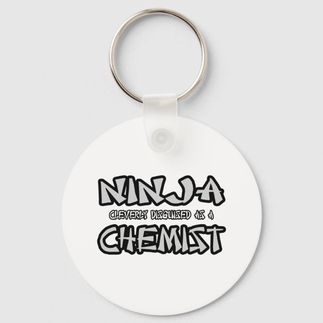 Ninja...Chemist Keychain (Front)