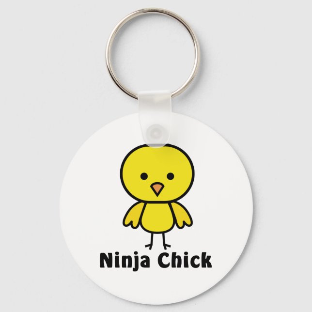 Ninja Chick Keychain (Front)