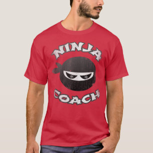 Ninja Coach Wear Mask Multitasking Team Trainer Gy T-Shirt