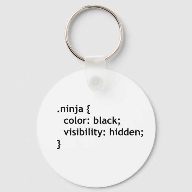 ninja code, script keychain (Front)