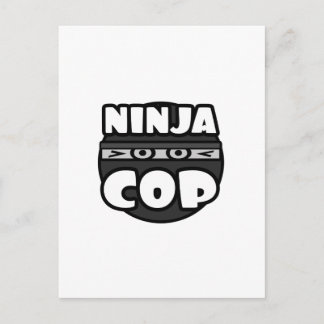 Ninja Cop Postcard