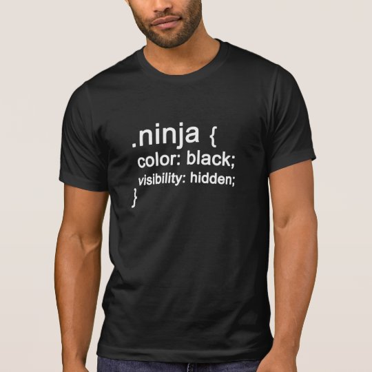 NINJA css HUMOR Tee