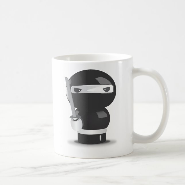 Ninja Doll Coffee Mug (Right)