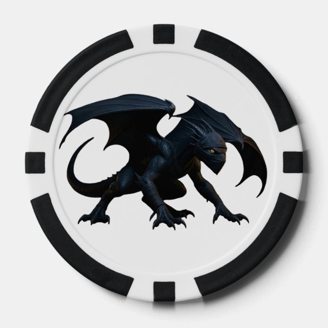 Ninja Dragon Poker Chips (Front)