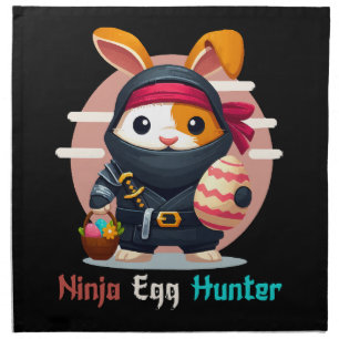 Ninja Egg Hunter Cloth Napkin