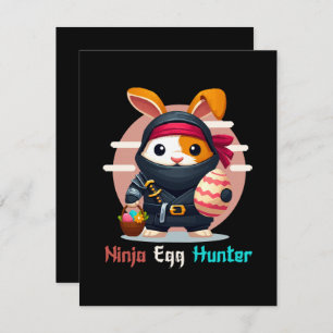 Ninja Egg Hunter Holiday Card