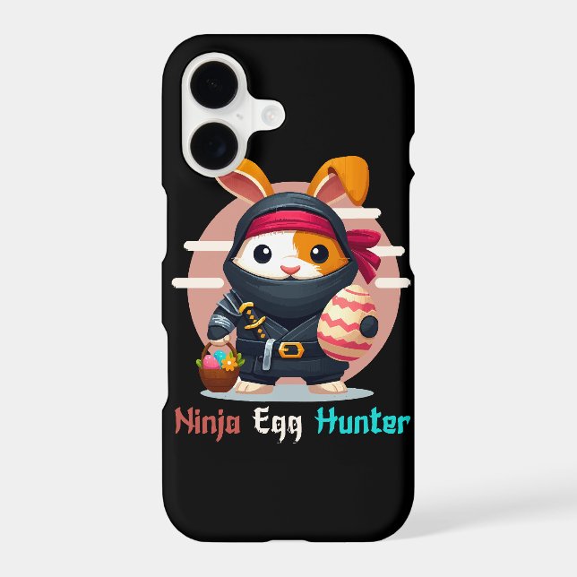 Ninja Egg Hunter Iphone Case (Back)