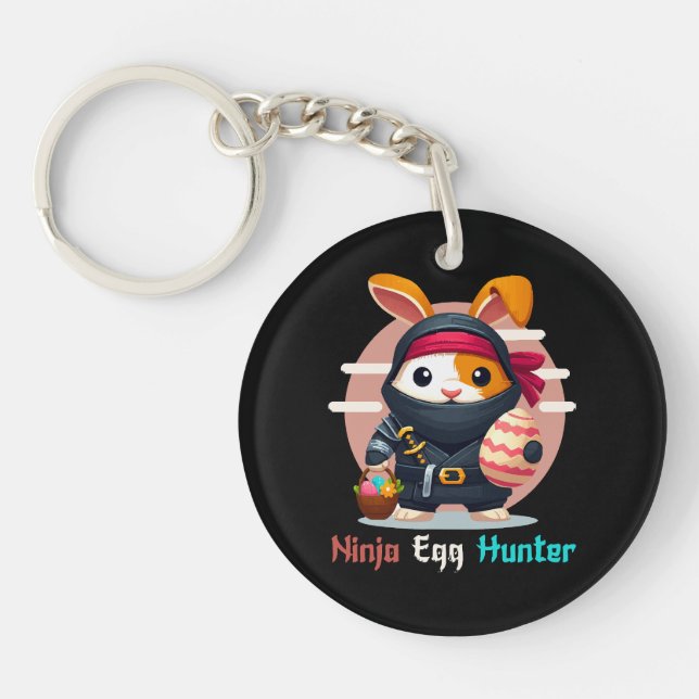 Ninja Egg Hunter Keychain (Front)