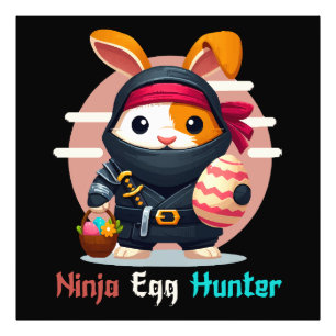 Ninja Egg Hunter Photo Print