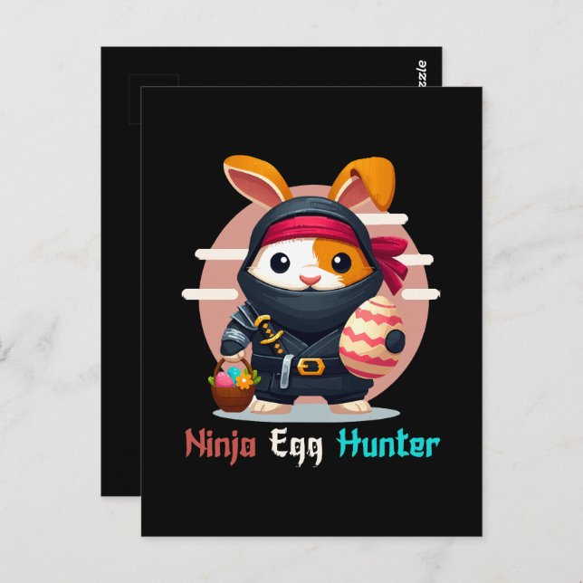 Ninja Egg Hunter Postcard (Front/Back)