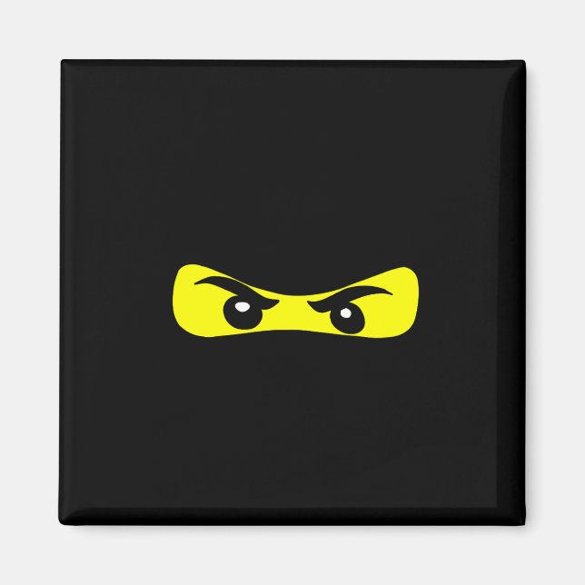 Ninja Eyes Fun Halloween Ninja Costume  Magnet (Front)