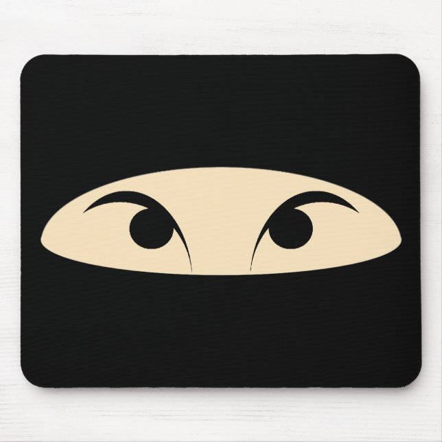 Ninja Face Mouse Pad (Front)