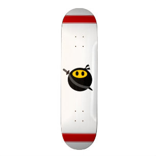 Ninja face skateboard deck