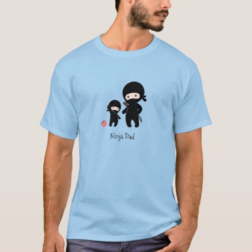 Ninja Father and Kid T_Shirt