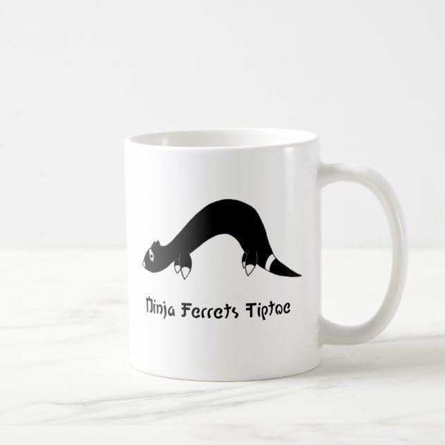Ninja Ferret Mug (Right)