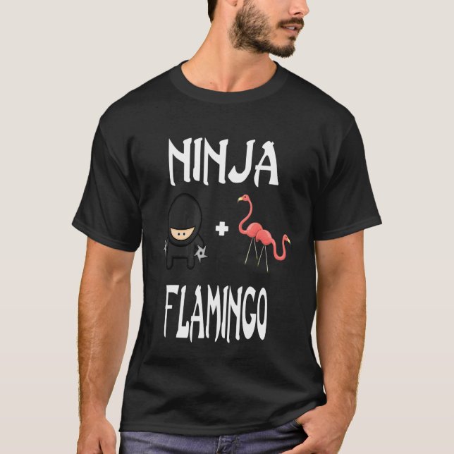 Ninja Flamingo Flamingo Ninja T-Shirt (Front)
