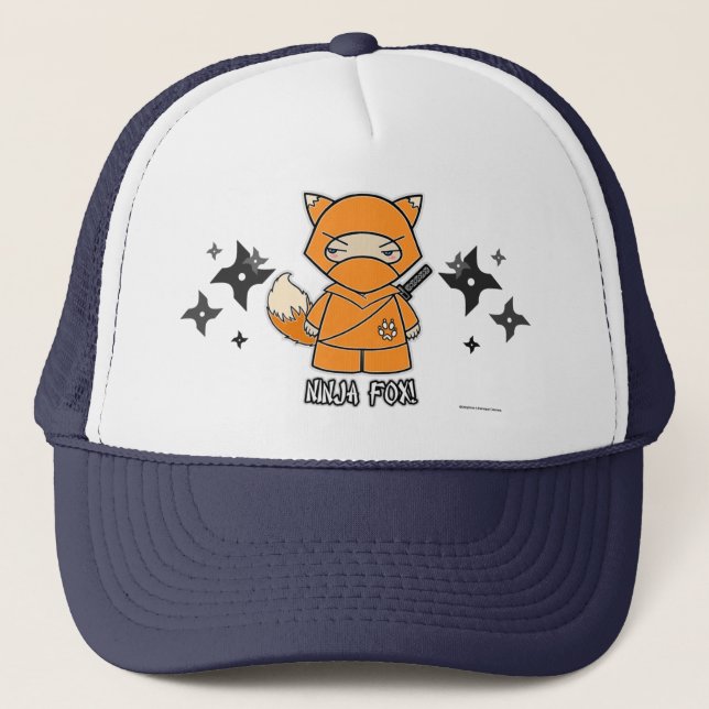 Ninja Fox! With Shurikens Hat (Front)