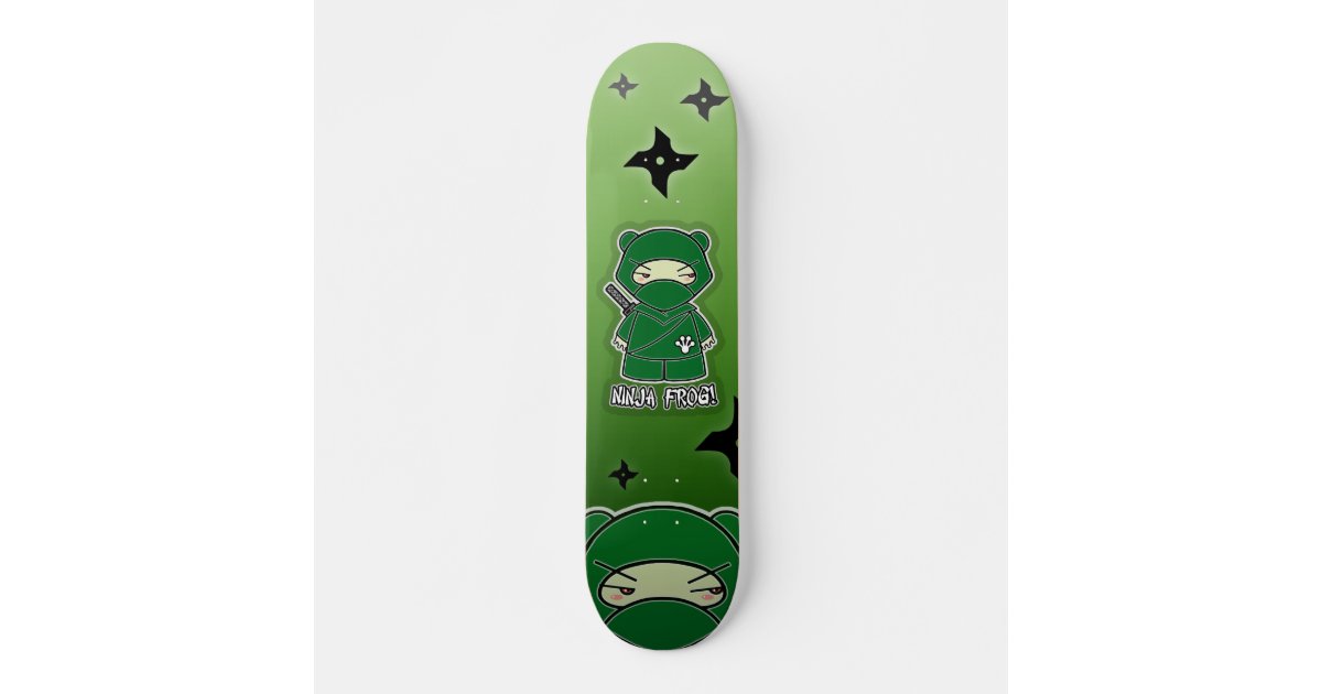 Bedrog ventilatie Ru Ninja Frog! Skateboard | Zazzle