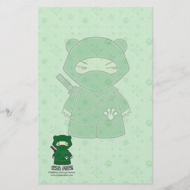 Ninja Frog! Stationery (Front)