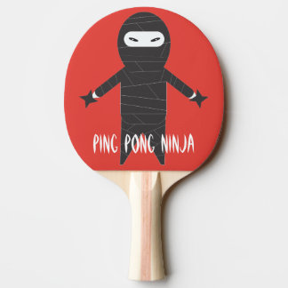 Ninja Funny Cartoon Smack Talk Fun Ping Pong Paddle