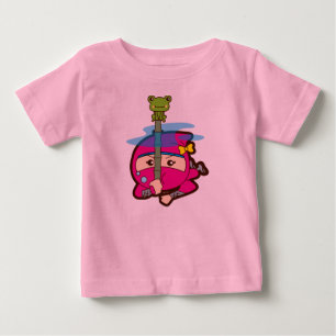 Ninja Girl Baby T-Shirt