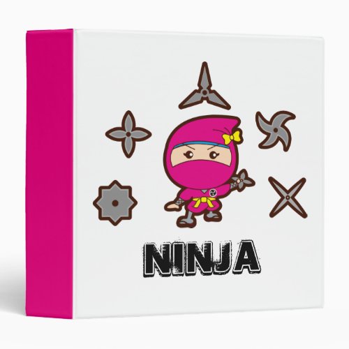 Ninja Girl Binder