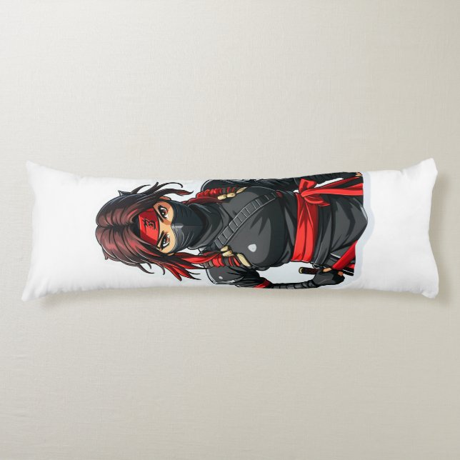Ninja Girl Body Pillow (Front)
