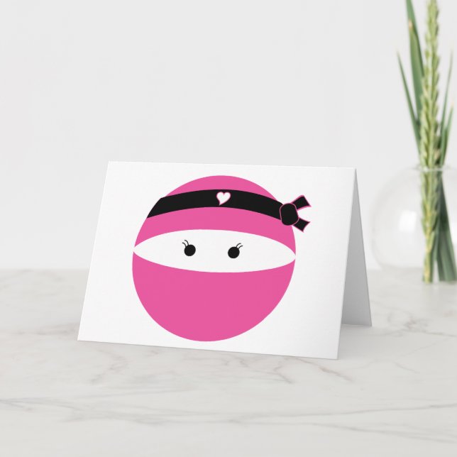Ninja Girl Card (Front)