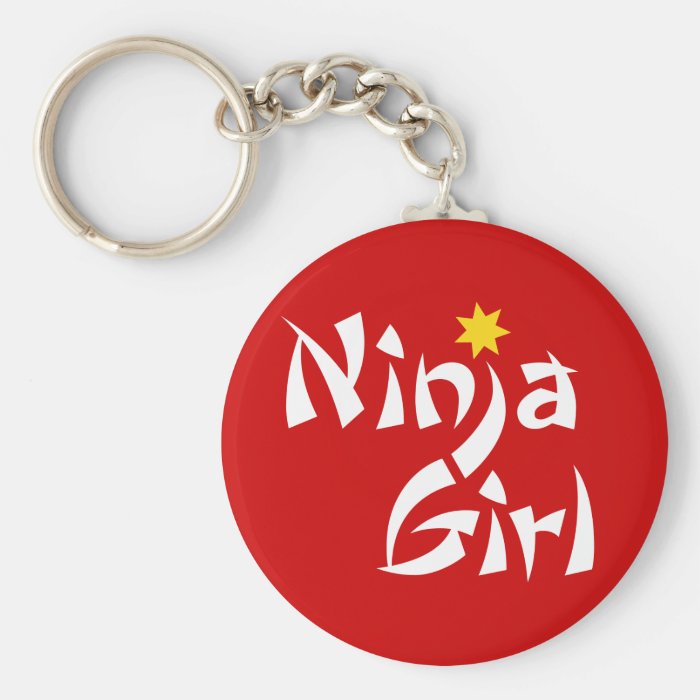 Ninja Girl Key Chain