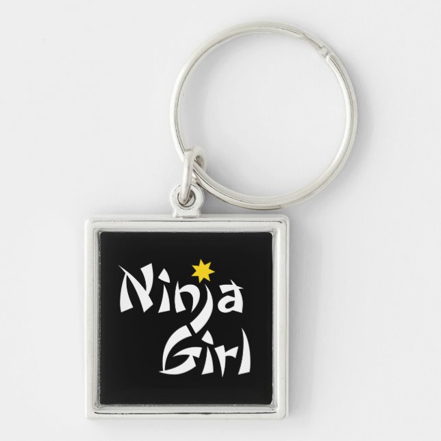 Ninja Girl Keychain (Front)