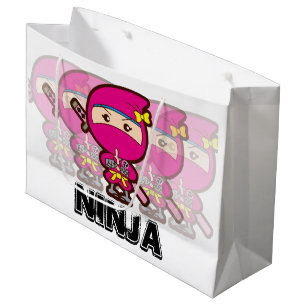 Ninja Girl Large Gift Bag