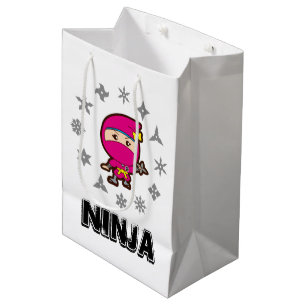 Ninja Girl Medium Gift Bag