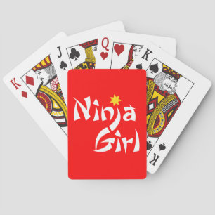 Ninja Girl Poker Cards