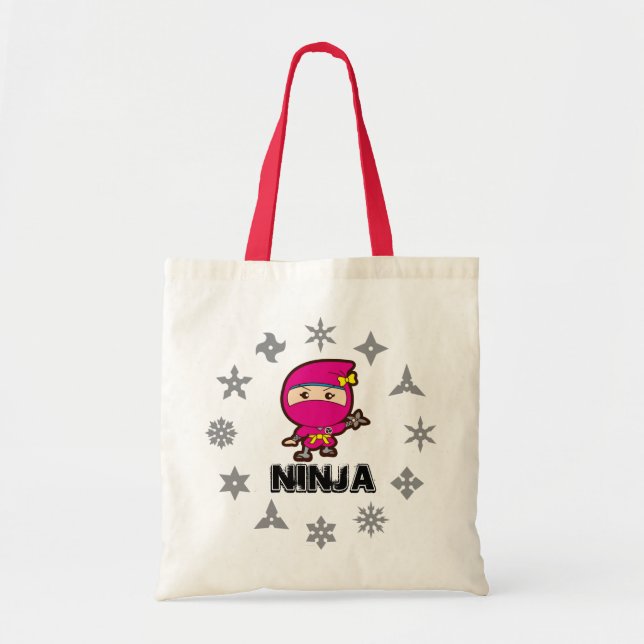 Ninja Girl Tote Bag (Front)