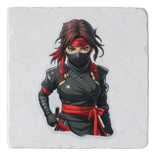 Ninja Girl Trivet