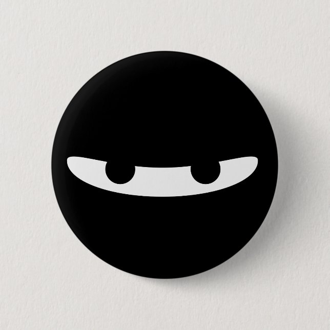 Ninja Glare! Pinback Button (Front)